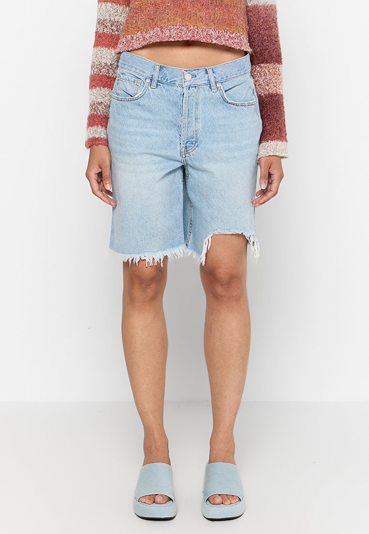 Free People Shorts vaqueros azul claro