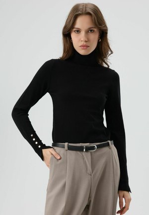 TURTLENECK - Pullover - black