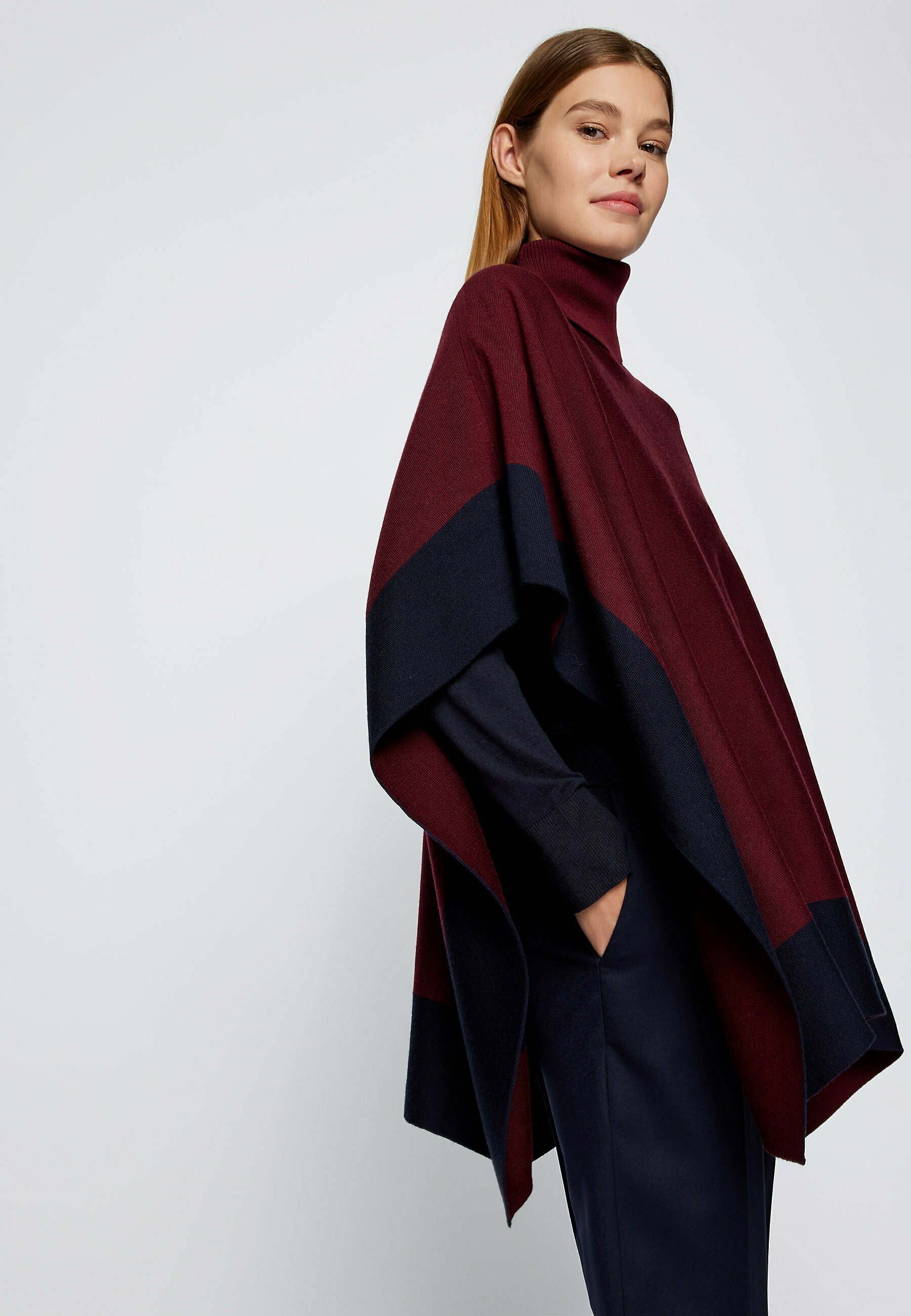 BOSS Cape - patterned/bordeaux - Zalando.de