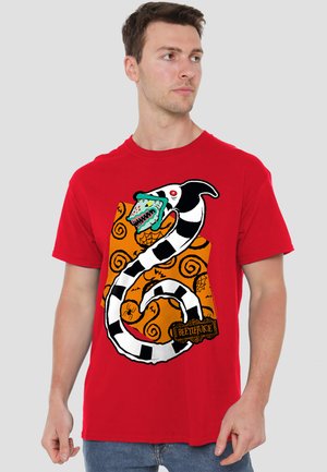 Cotton Soul, BEETLEJUICE/WORM - Print T-shirt - red