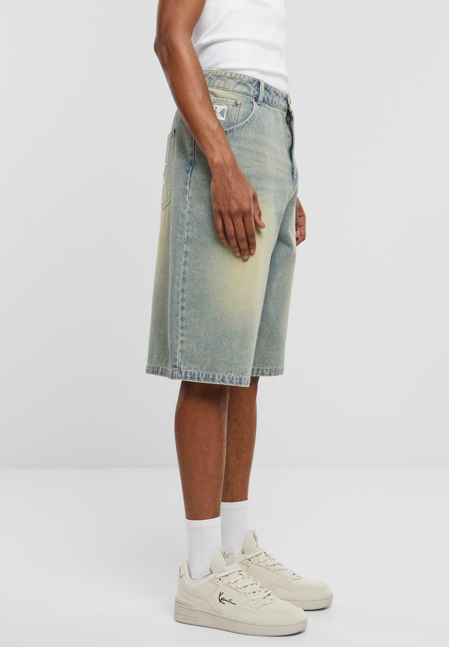 KARL KANI◆デニム バギー ジョーツ Denim Baggy Jorts [Black] Karl Kani - Szorty jeansowe/bleached denim - Zalando.pl