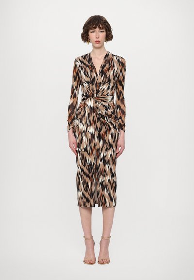 Diane von Furstenberg HADES DRESS - Koktel haljina / svečana haljina - camel