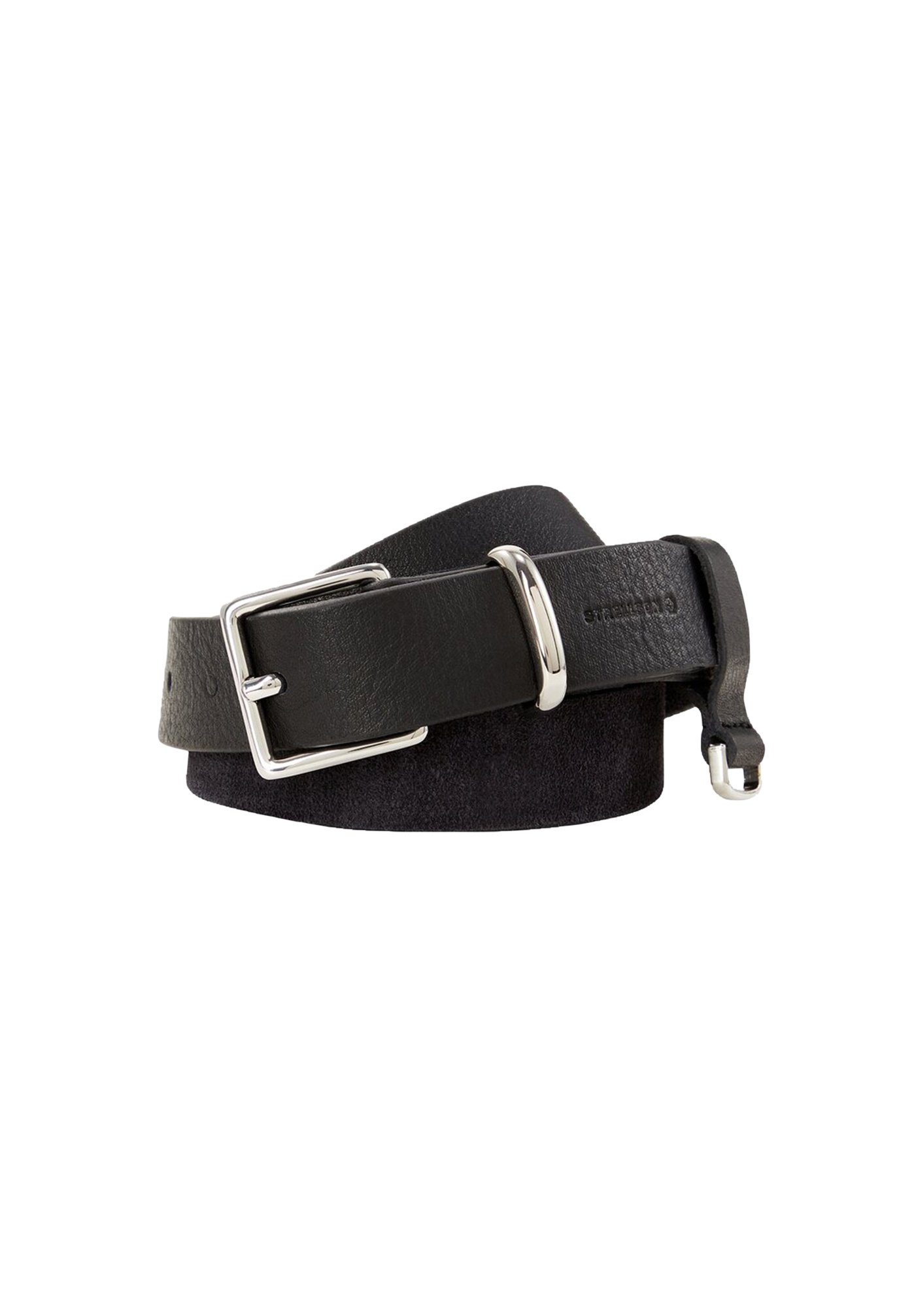 Ceinture Homme Strellson En Cuir - Couleur Brun Foncé, Occasion En Bon état