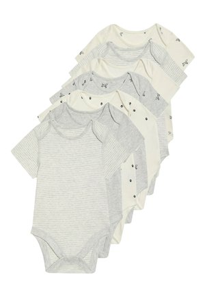Marks & Spencer 7 PACKPURE COTTON DOG PRINT - Tutina - grey marl