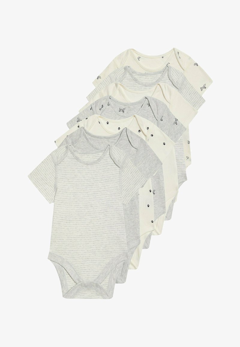 Marks & Spencer 7 PACKPURE COTTON DOG PRINT - Tutina - grey marl