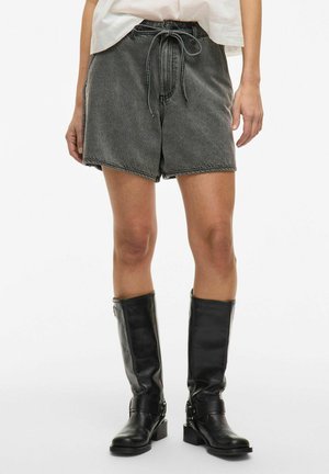Džinsiniai šortai - dark grey denim