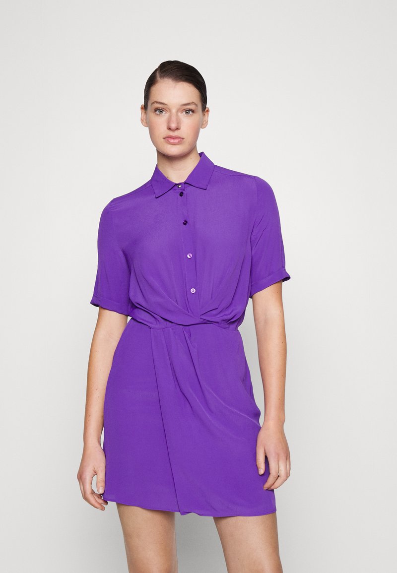 Patrizia Pepe ABITO DRESS - Shirt dress - sexy violet/purple - Zalando ...