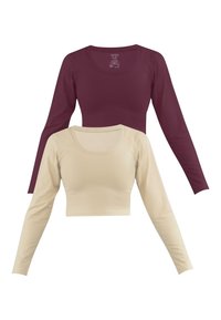 Unausgewählt, beige burgund