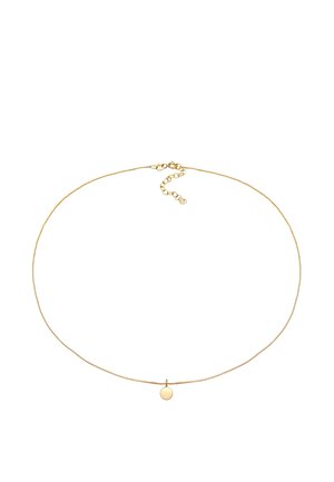 Elli BASIC PLATE NECKLACE LAYER - Ketting - gold-coloured