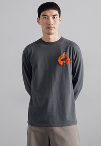 Henrik Vibskov SLOPES LONGSLEEVE - Long sleeved top - dark shadow