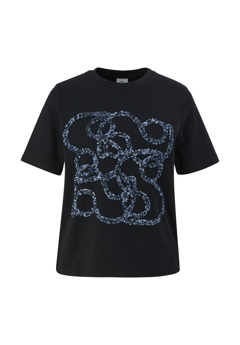 s.Oliver BLACK LABEL T-shirt print zwart s.Oliver BLACK LABEL T-shirt print zwart