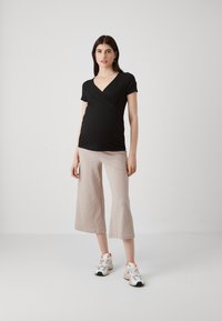 Even&Odd Maternity Hlače - mottled beige