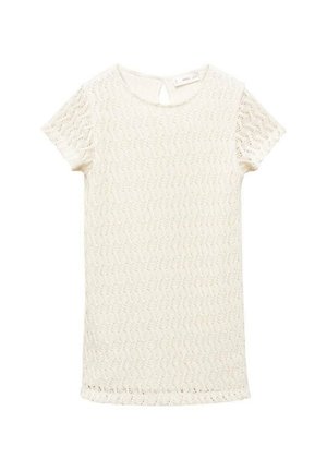 NINA - Pletené šaty - off-white