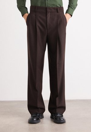 HUGO Pantaloni eleganti - medium brown