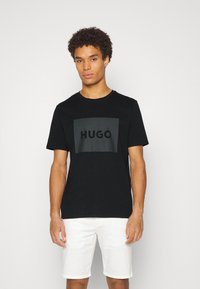 HUGO - DULIVE - Camiseta estampada - black Imagen en miniatura 1