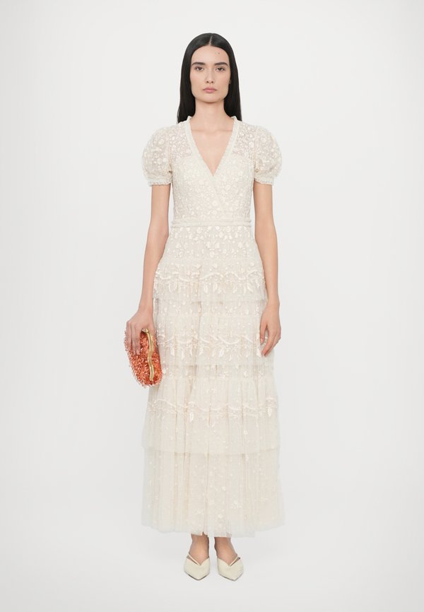 LAYERED ANKLE GOWN - Occasion wear - cream3