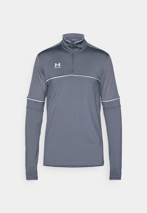 Under Armour CHALLENGER TRAINING - Maglietta a manica lunga - castlerock/white