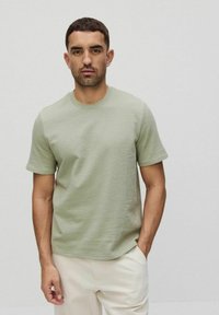 Dobber JEFF STRUCTURE - T-paita - light green