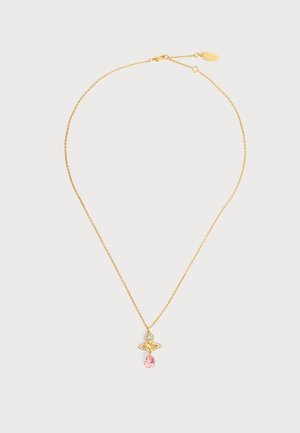 Vivienne Westwood, ISMENE DROP PENDANT - Колие - gold-coloured/turquoise/yellow/pink/white