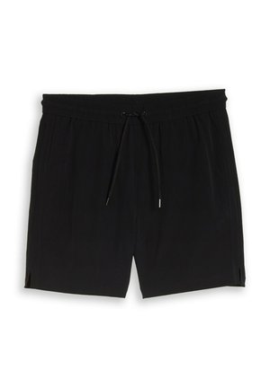 TOM TAILOR DENIM, TOM TAILOR DENIM HOSEN & CHINO ULTRALIGHT RELAXED FIT SHORTS - Shorts - black