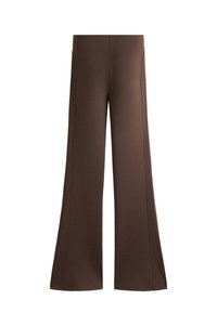 NEOPRENE-EFFECT RISE FLARE  - Tygbyxor - brown