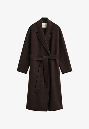 GANT, HANDSTITCHED BELTED COAT - Manteau classique - deep brown