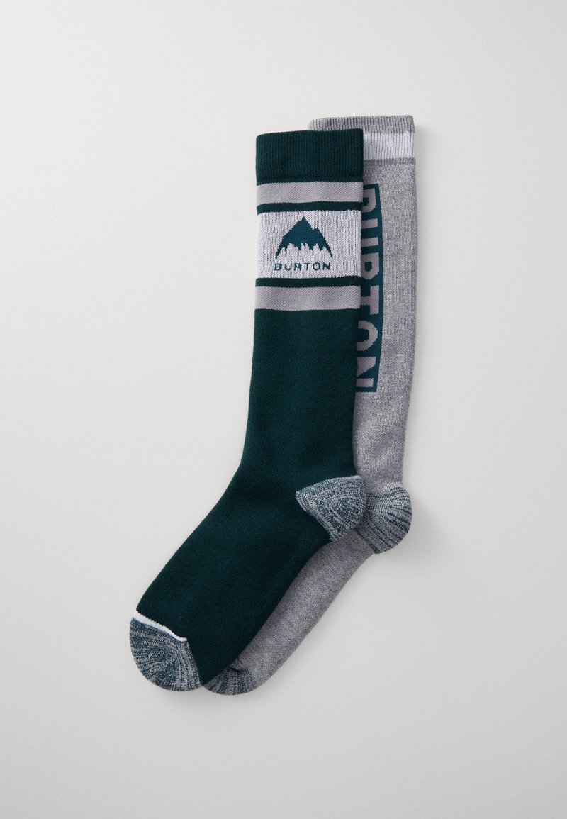 Burton WOMENS WEEKEND SOCKS 2 PACK - Põlvikud - deep emerald