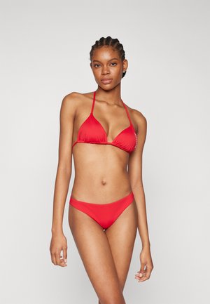 MONOTYPE TRIANGLE  - Bikini top - primary red