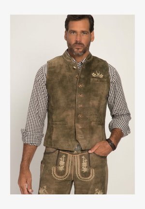 STOCKERPOINT Gilet Per Costume Tradizionale 'Ricardo' In Nero