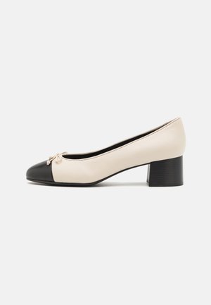 CAP TOE  - Pumps - light cream/perfect black