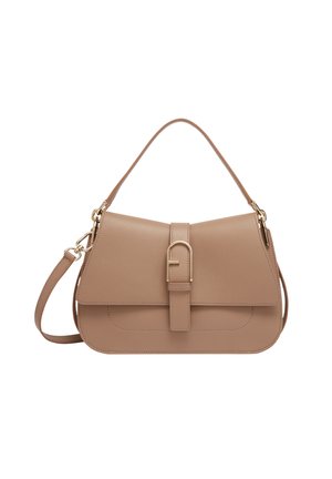 Furla FLOW TOP HANDLE M - Handtasche - greige