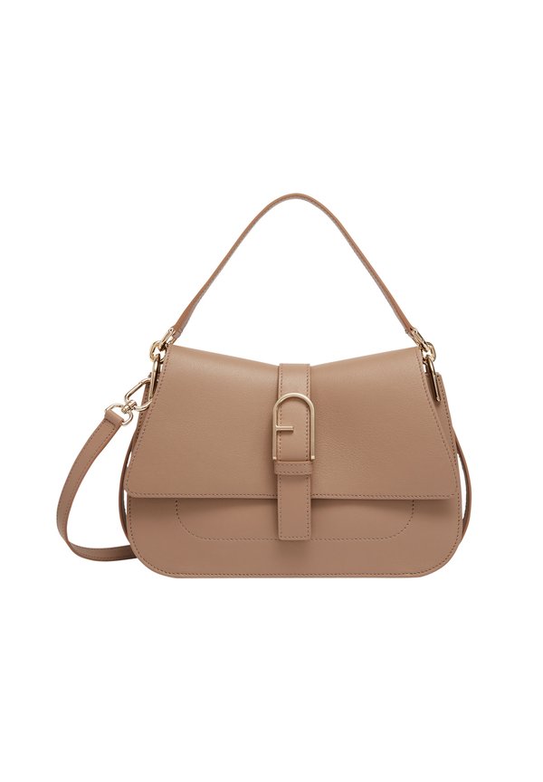 FLOW TOP HANDLE M - Handtasche - greige