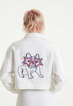 EMBROIDERED  - Denim jacket - white