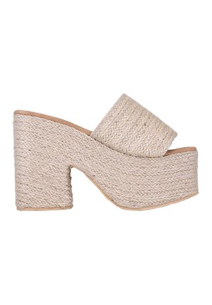 Bosanova Mules de tacón - beige