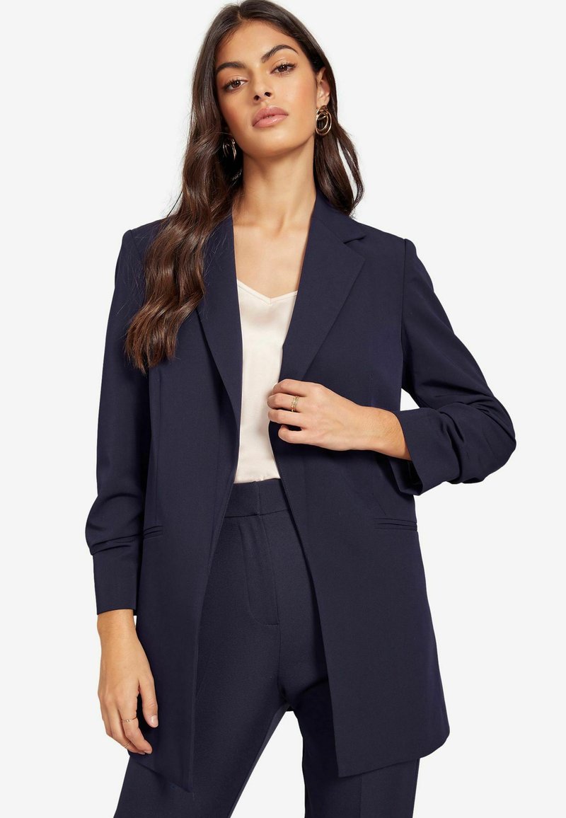 Friends Like These EDGE TO EDGE TAILORED  PETITE  - Krátký kabát - navy blue