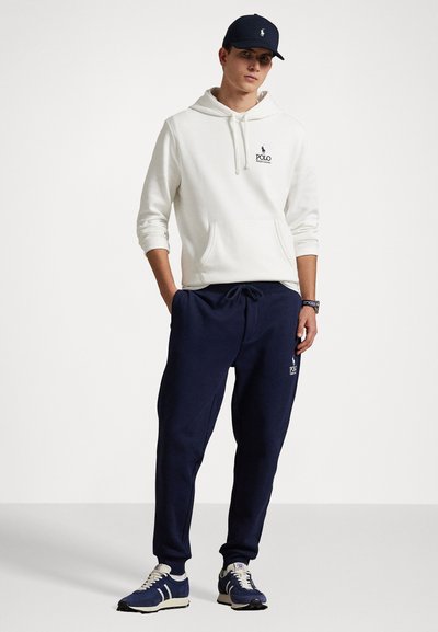 Polo Ralph Lauren LOGO FLEECE HOODIE - Džemperis su gobtuvu - white
