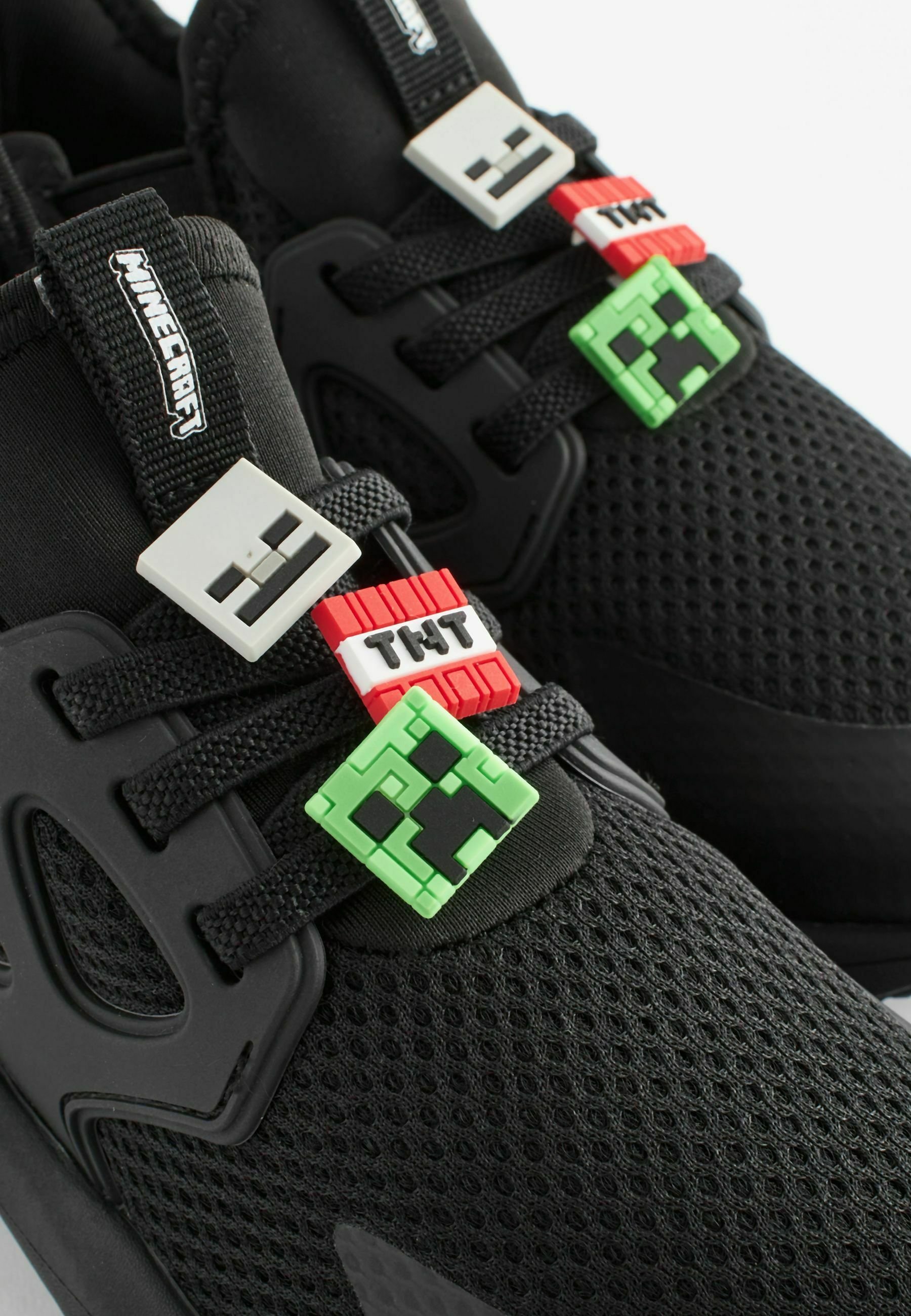 Next MINECRAFT - Sneakers low - black green/negru - Zalando.ro