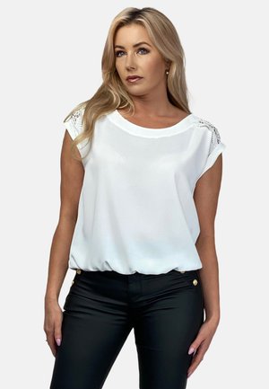 BOAT NECKLINE - Bluse - off white