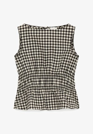 ARKET, ARKET TOP - Blúzka - black white