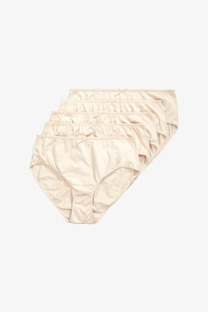 Ulla Popken, LOT DE 5 UNIES JUSQU'À LA TAILLE - Slip - beige