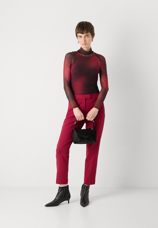 FOUNDATION FRONT TAB SLIM SIDE SLITS - Trousers - beet4
