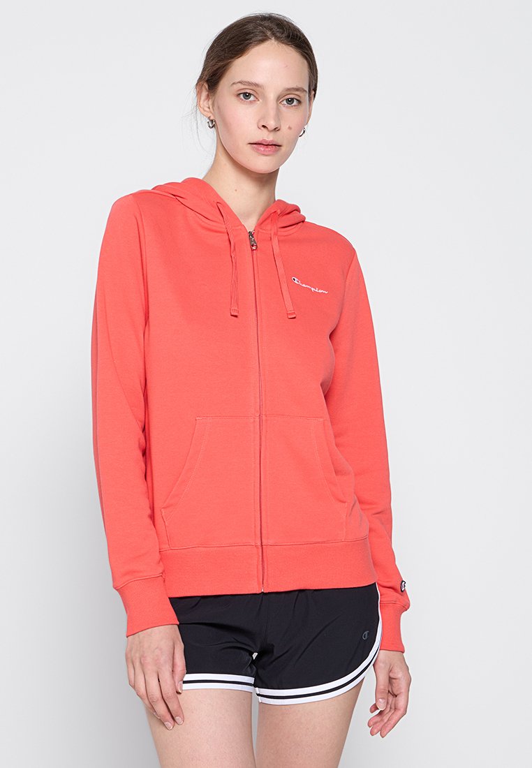 Champion Sweater met rits roze Champion Sweater met rits roze