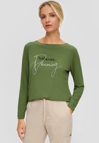 s.Oliver Longsleeve - olivgrün