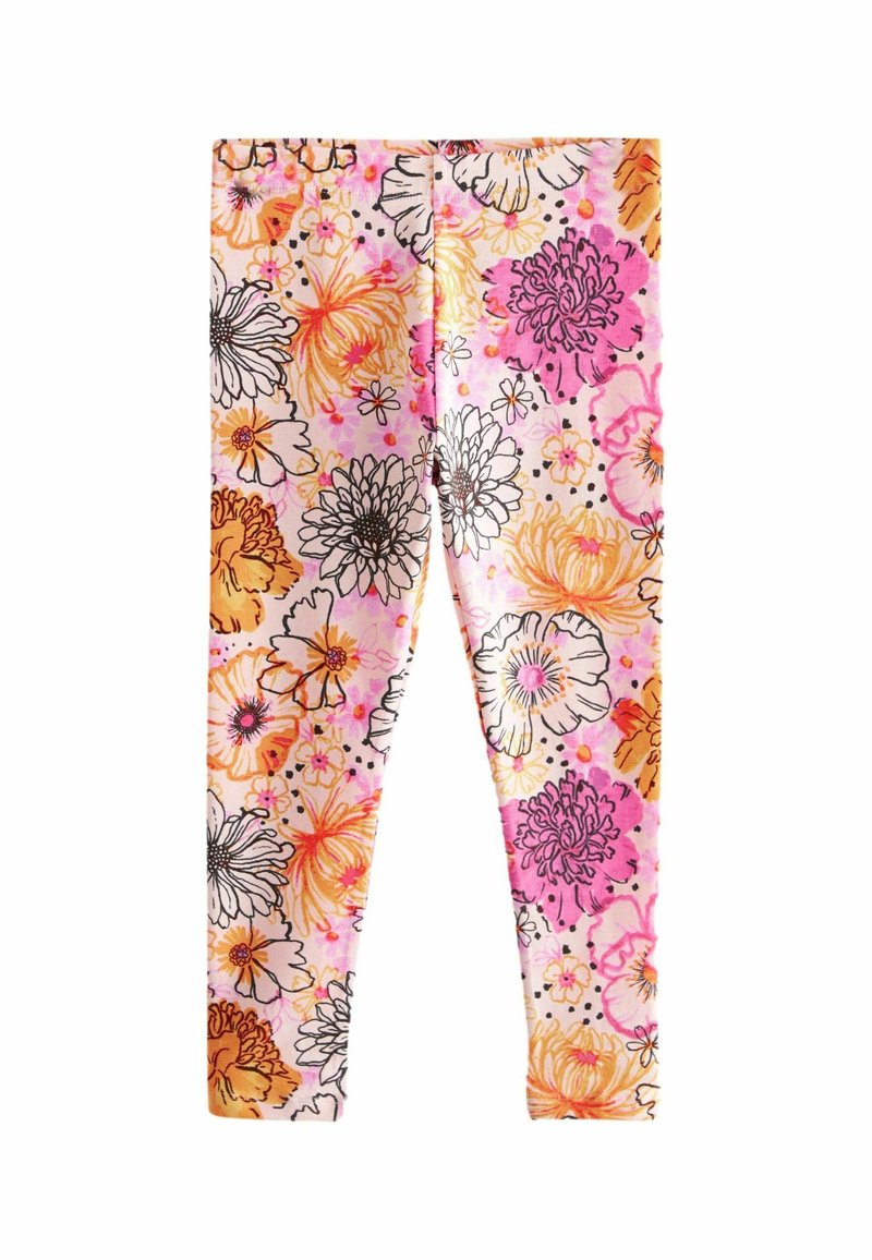 Next ANIMAL PRINT - Pajkice – hlače - pink ditsy floral