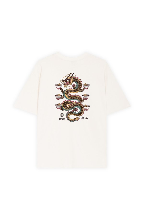 TIANLONG UNISEX - Print T-shirt - ivory2