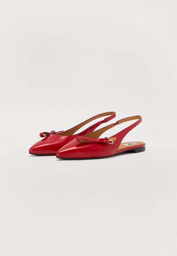 Slingback ballet pumps - rosso2