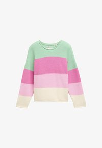 Non sélectionné, multicolor/green block stripe