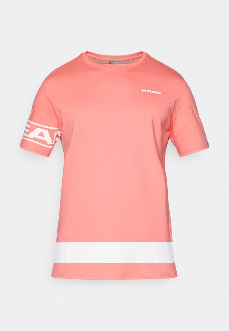 Head T-shirt print oranje