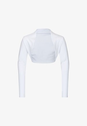 Tanzmuster BALLETT LANGARM BOLERO MARA - Cardigan - weiß