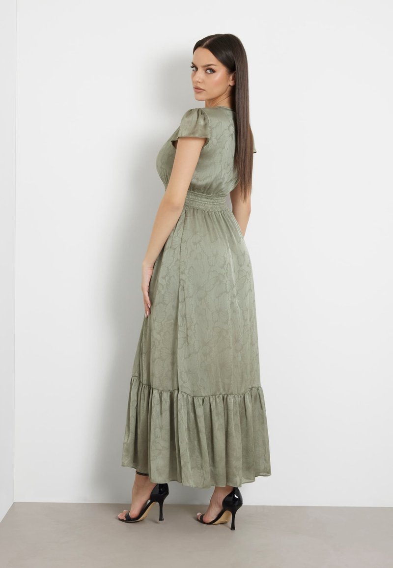 slim fit dress slacks Guess Donna, Abito Longuette in Maglia a Costine Verde – Formicashop main image 0